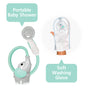 Elephant baby shower Wash & Glove Turquoise - Thumbnail