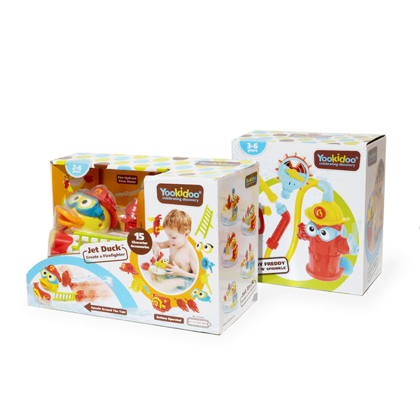 Toddler Firefighter Tub Time Duo